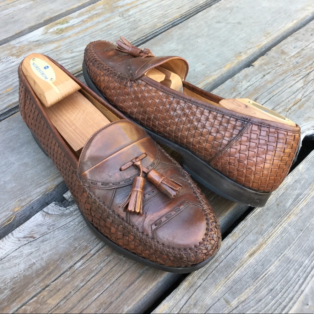 Men’s MEZLAN CORAL Woven Tassel Slip-On Loafers